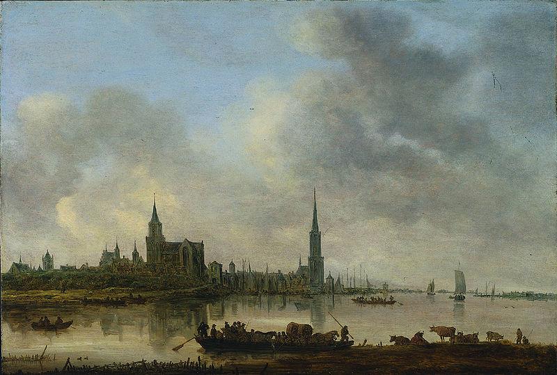 Jan van Goyen Blick auf Emmerich oil painting image